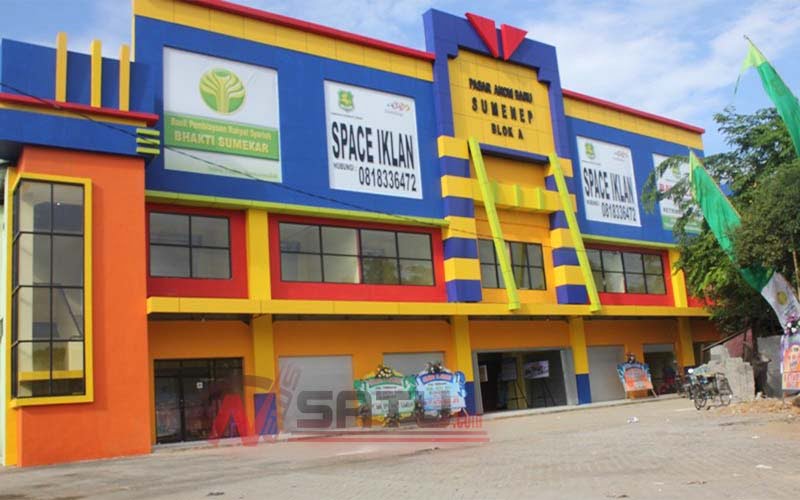 Pasar Anom Baru Blok A Sumenep Kurang Diminati Pedangang