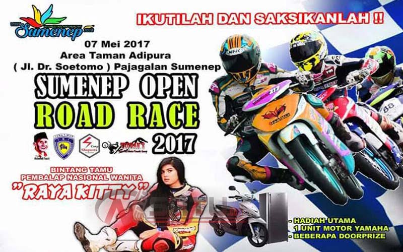 Arahkan Pecinta Balap Motor Ke Positif, IMI Gelar Sumenep Open Road Race 2017