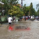 Hujan Lebat, Sejumlah Jalan di Wilayah Kota Sumenep Tergenang Air