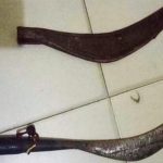 Barang Bukti (BB) Celurit, Warga Batang-batang Diamankan Polisi