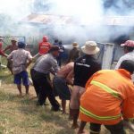 Diduga Terjadi Konsleting Listrik, Sebuah Rumah Pompa Air Di Sumenep Terbakar