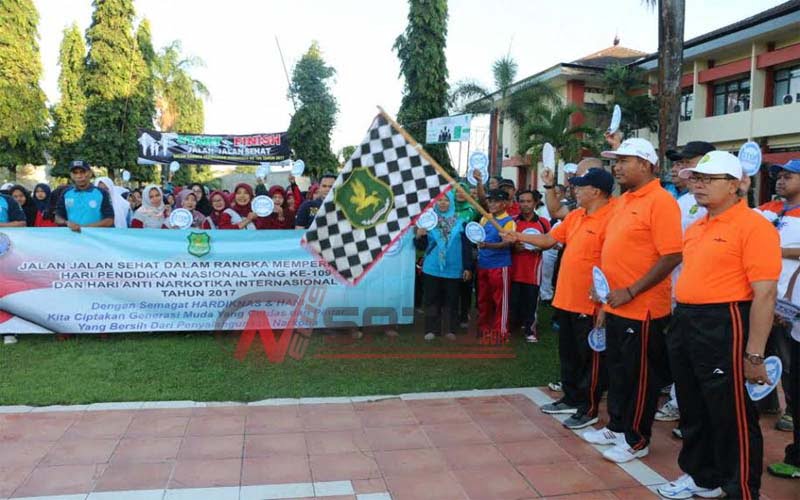 Hardiknas, Ribuan Siswa Di Sumenep Ikuti JJS Dinas Pendidikan
