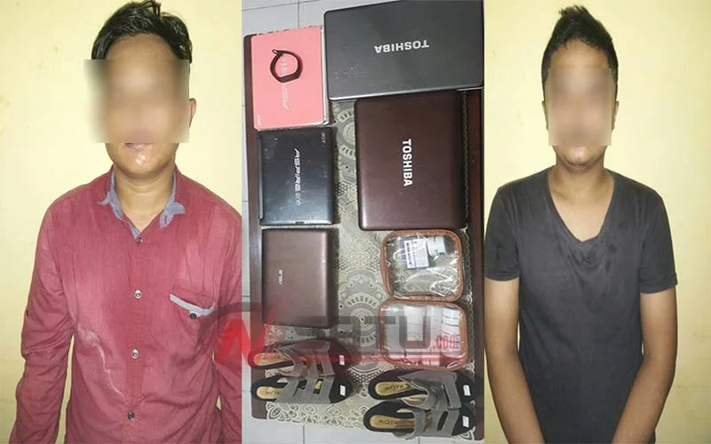 Kedapatan Mencuri Di Jasa Pengiriman Barang, Dua Pemuda Ditangkap Polisi