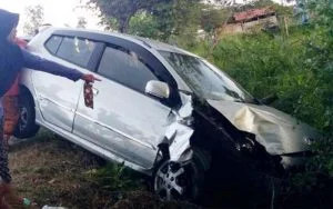 Laka Motor Vs Mobil, Anggota Polri Pamekasan Meninggal