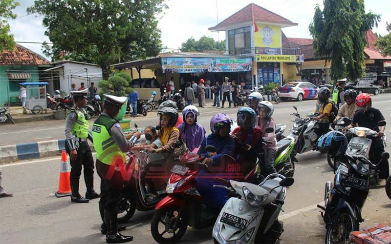 Ratusan Pengendara Di Sumenep Terjaring Operasi Patuh Semeru
