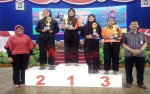 Yusi Eka Rahma Putri Andarini, Raih Medali Perunggu Di Pomda Jawa Timur 2017