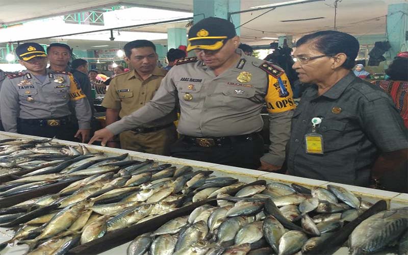Polres Bengkalis Temukan Ikan Tak Layak Konsumsi Dijual Pedagang