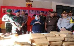 Polres Bogor Gagalkan Peredaran Ratusan Kilogram Narkoba