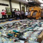 Polres Trenggalek Musnahkan Ratusan Botol Miras