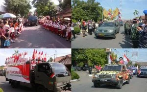 Antusias Masyarakat Dalam Festival Merah Putih Di Pemalang