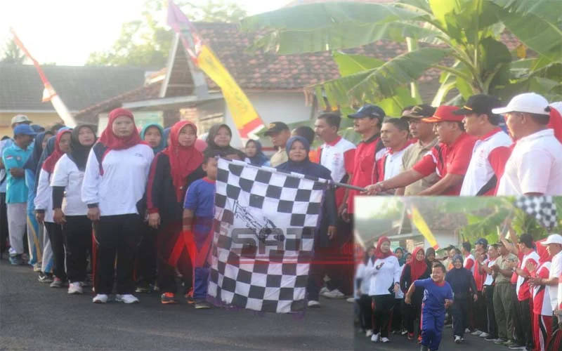 Antusiasme Warga Gapura Sumenep Ikuti JJS Tingkat Kecamatan