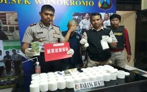 Edarkan Narkoba, Seorang Cleaning Service Diamankan Polsek Wonokromo Surabaya