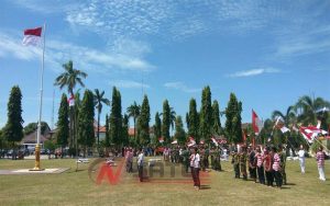 HUT Kemerdekaan RI Ke 72, Pelajar Di Sumenep Tampilkan Drama Kolosal