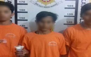 Hendak Pesta Narkoba, Tiga Pemuda Diamankan Polsek Karangpilang Surabaya