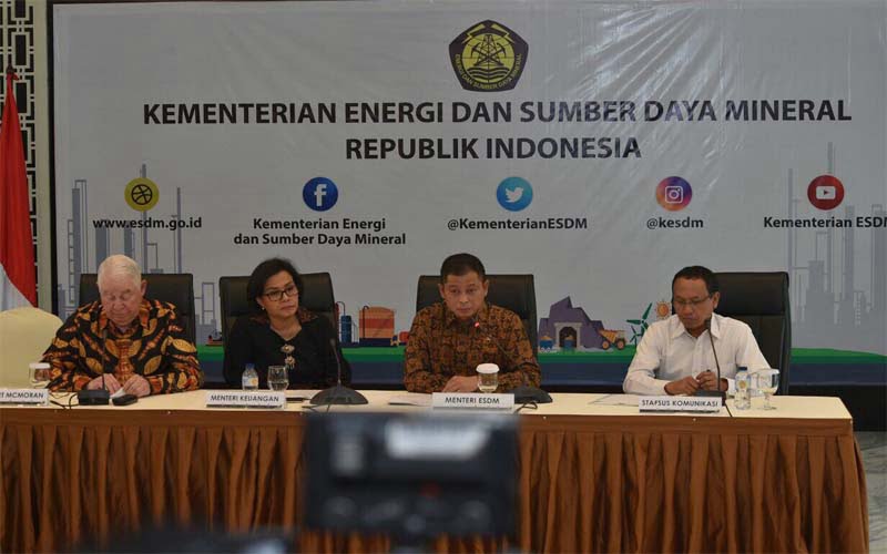 Menteri ESDM; PT Freeport Sepakat Divestasi 51 Persen