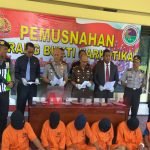 Polres Sumenep Musnahkan Narkoba