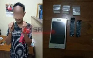 Hendak Transaksi Sabu, Oknum Satpam Pasar Anom Sumenep Diciduk Polisi