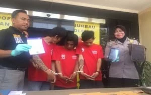 Polrestabes Surabaya Ringkus Pelaku Pencurian Dengan Modus Penipuan