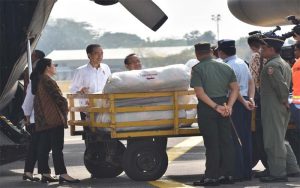 Presiden Jokowi Lepas Keberangkatan Empat Pesawat Bantuan Bagi Pengungsi Rohingya Di Bangladesh