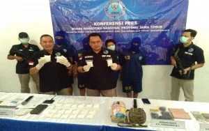 BNN Jatim Ungkap Peredaran Narkoba 2 Kilogram Lebih