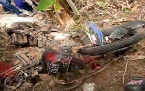 Hendak Menyeberang, Pengendara Sepeda Motor di Sumenep Dihantam Mobil Pick Up
