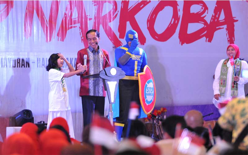 Presiden Jokowi Ajak Masyarakat Perangi Narkoba Dan Ingatkan Pelajar
