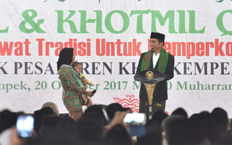 Presiden Jokowi; Cinta Tanah Air Sebagian Dari Iman