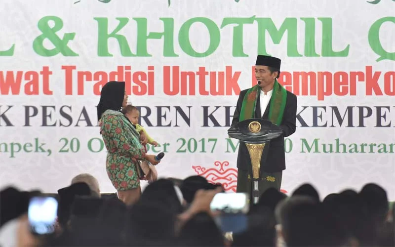 Presiden Jokowi; Cinta Tanah Air Sebagian Dari Iman