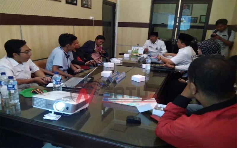 Program Kartu Tani Tak Tepat Sasaran, Mahasiswa Sumenep Gruduk Kantor Dispertahortbun