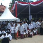 Ribuan Santri Di Sumenep Sambut Kedatangan Presiden Jokowi