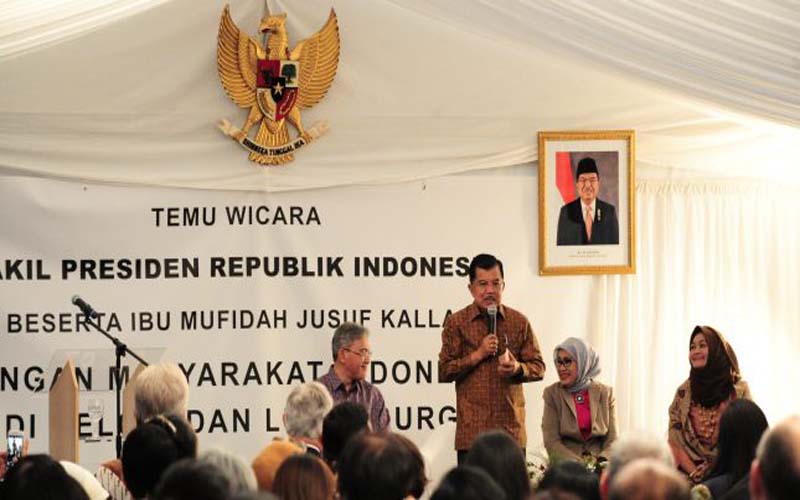 Wapres Jusuf Kalla Bertemu Dengan Masyarakat Indonesia Di Belgia Dan Luxemburg