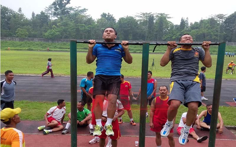 Latih Kemampuan Fisik Prajurit, Korem 071Wijaya Kusuma Gelar Garjas Periodik