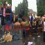 Matinya Demokrasi, Aktivis Gempar Shalat Ghaib Di Depan Kantor Pemkab Sumenep