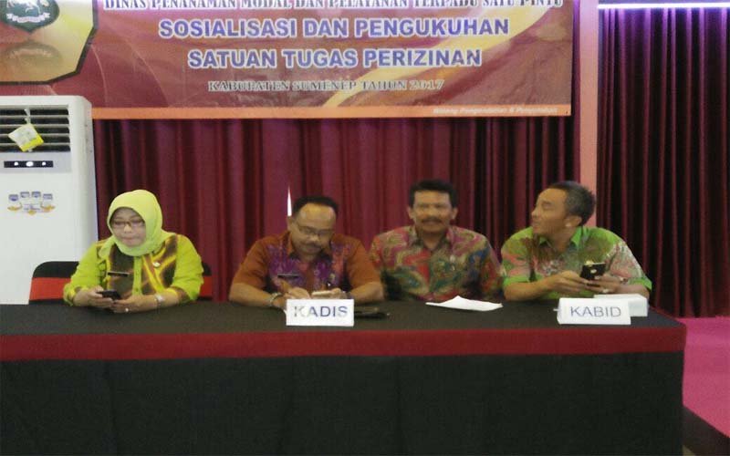 Tingkatkan Pelayanan Dan Permudah Perijinan, DPMPTSP Sumenep Bentuk Satgas Tingkatkan Pelayanan Dan Permudah Perijinan, DPMPTSP Sumenep Bentuk Satgas