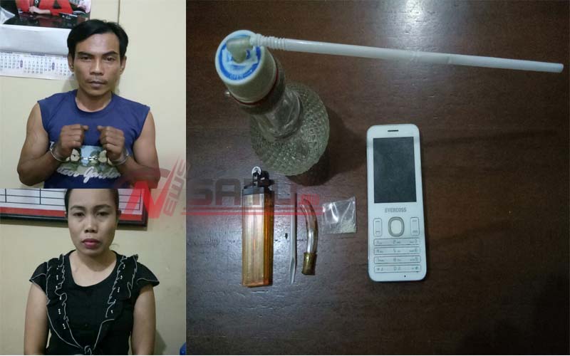 Kompak Konsumsi Sabu, Polres Sumenep Amankan Pasutri