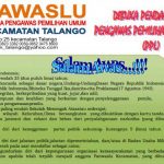 Panwascam Talango Buka Pendaftaran PPL