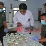 Ratusan Anggota Makorem 071 Wijaya Kusuma Di Tes Urine