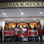 Rekat Kebhinekaan , GMNI Probolinggo Jaga Malam Natal Di Gereja