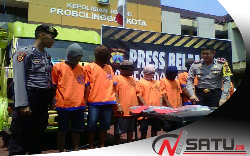 Curi Besi, 6 Warga Probolinggo Diamankan Polisi