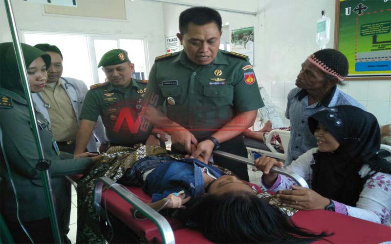Danrem 071 WK Bantu Pengobatan Bocah 10 Tahun Penderita Polio Di Banyumas