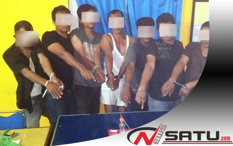 Gelar Pesta Narkoba, 7 Warga Diamankan Polres Aceh Utara