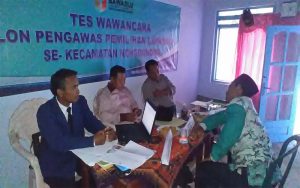 Lulus Tes Wawancara, 8 PPL Panwascam Nonggunong Akan Dilantik