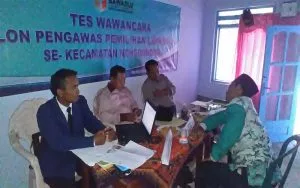 Lulus Tes Wawancara, 8 PPL Panwascam Nonggunong Akan Dilantik