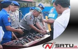 Polda Kalbar Cek Senpi Anggota Polair