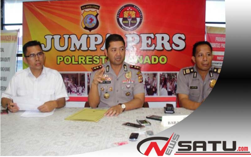 Transaksi Narkoba, 2 Warga Manado Diamankan Polisi