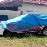 Usai Nabrak Pohon Asam, Mobil Patwal Satlantas Polres Sumenep Seperti Barang Rongsokan