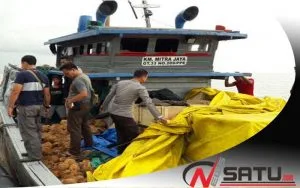 Diduga Akan Selundupkan Barang Ilegal, KM Mitra Jaya Diamankan Polda Jambi