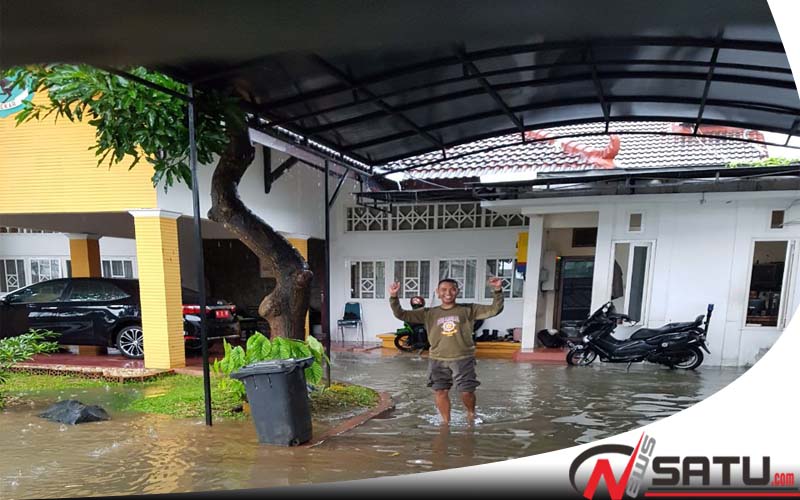 Diguyur Hujan Deras, Rumdis Wabup Sumenep Terendam Banjir