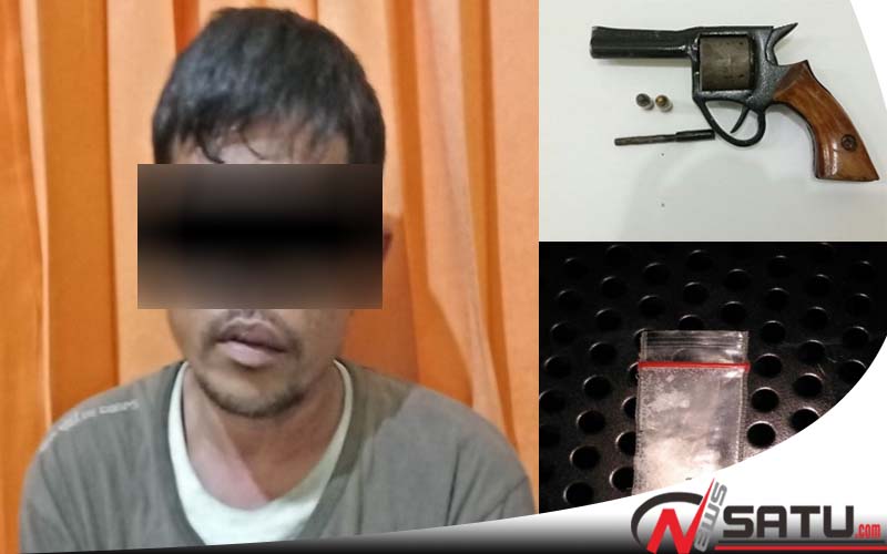 Konsumsi Narkoba Dan Simpan Senpi, Warga Way Kanan Diamankan Polisi