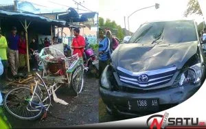 Laka Maut, Abang Becak Di Probolinggo Tewas Ditabrak Innova